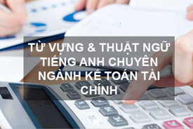 Thuật ngữ trong báo cáo tài chính