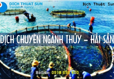 Dịch Thuật Chuyên Ngành Thủy Hải Sản