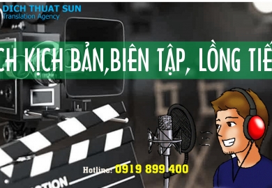 Dịch Vụ Dịch Thuật-Biên Tập-Lồng Tiếng Kịch Bản