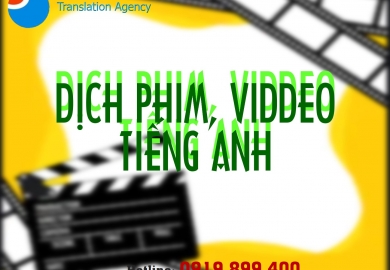Dịch Phụ Đề Phim/ Video Tiếng Anh