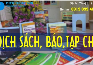 Dịch Thuật Sách, Báo, Tạp Chí