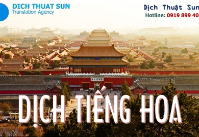 Dịch Thuật Tiếng Hoa tại Bình Dương