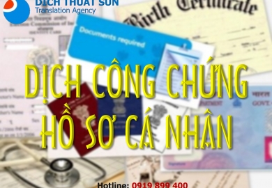 Dịch Thuật và Công Chứng Hồ Sơ Cá Nhân Đa Ngôn Ngữ