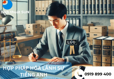 HỢP PHÁP HÓA LÃNH SỰ TIẾNG ANH TẠI QUẬN 3