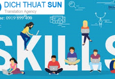 KỸ NĂNG DỊCH THUẬT TRONG TIẾNG ANH