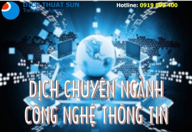 Dịch Thuật Chuyên Ngành Công Nghệ Thông Tin