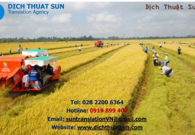 Dịch Thuật Chuyên Ngành Nông Nghiệp