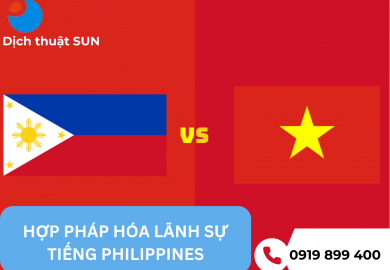 HỢP PHÁP HÓA LÃNH SỰ TIẾNG PHILIPPINES TẠI QUẬN 2
