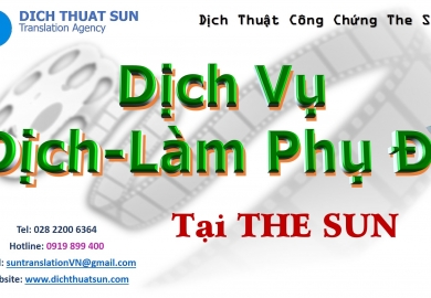 Dịch thuật và Làm Phụ Đề Phim/ Video đa ngôn ngữ
